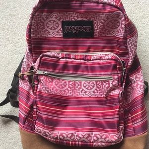 Jansport Student Backpack- Pink Tribal Print
